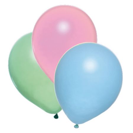 Balónky 10ks pastelové, mix barev (Herlitz)