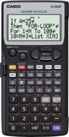 CASIO Kalkulačka školní / programovatelná FX 5800 P                