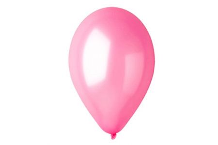 OB balónky GM110 - 10ks balónků 30cm metal. růžová