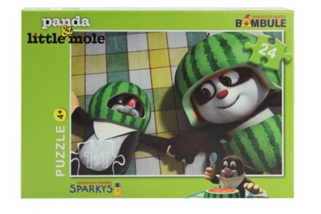 Puzzle Krtek a Panda, 24 dílků
