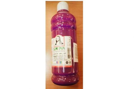 Slime Glue 500 ml fluorescenční lepidlo- fialová