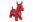 Hopsadlo kůň skákací gumový červený 49x43x28cm