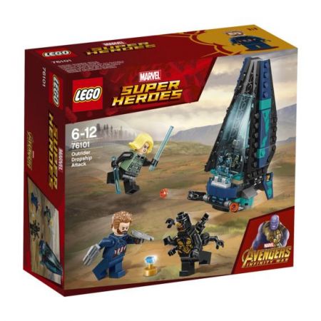 Lego Super Heroes 76101 Super Heroes Útok lodi Outrider
