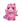Plyšový Yoo Hoo Cerise pegas růžový 15 cm
