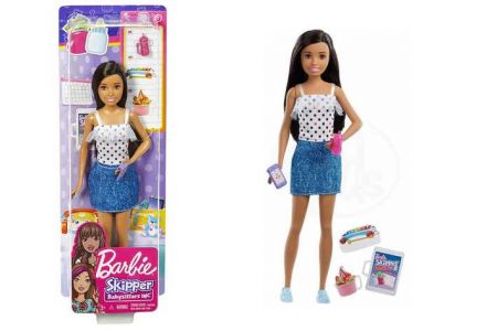 MATTEL Barbie Chůva černovláska