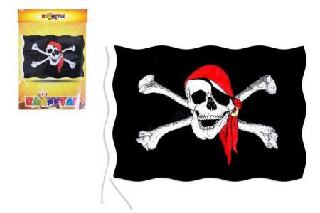 Vlajka pirátská 90x150cm