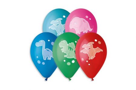 Balónky veselí dinosauři 5ks