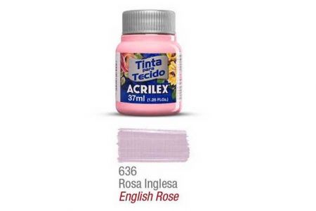 Barva na textil English Rose 37ml 636