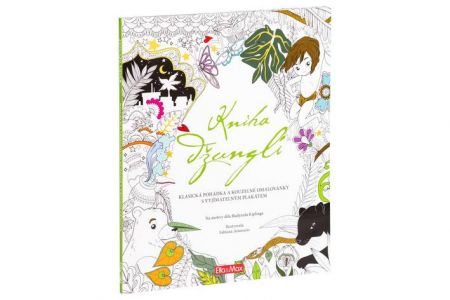 Kniha džunglí, klasická pohádka a kouzelné omalovánky