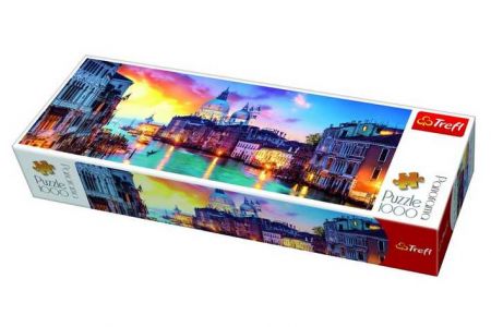 TREFL Puzzle Kanál Grande,Benátky panorama 1000 dílků