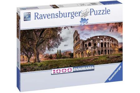 Puzzle Colosseum v červánkách 1000 dílků panorama (Ravenesburger)