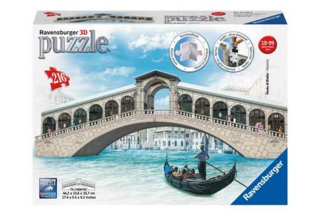 Rialto most Benátky 216 dílků 3D