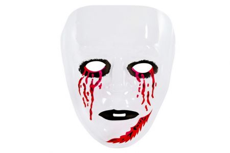 Plastová maska krvácející oči