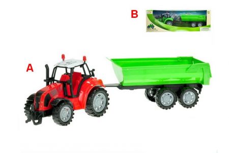 Traktor s vlečkou 34cm na setrvačník 2 druhy