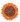 Dekorace slunečnice závěsná 27 cm, oranžová