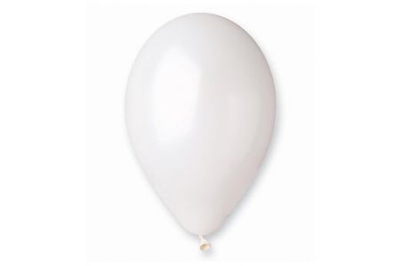 Nafukovací balónek bílý perleťový 30cm 12&quot;