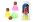 Míčky/košíčky na badminton barevné plast 3ks