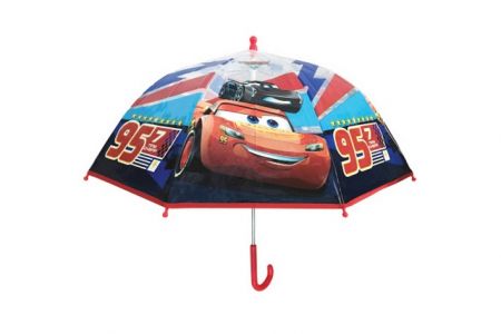 Deštník Cars 3 manuál průhledný