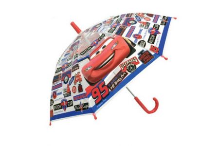Deštník Cars manuál průhledný