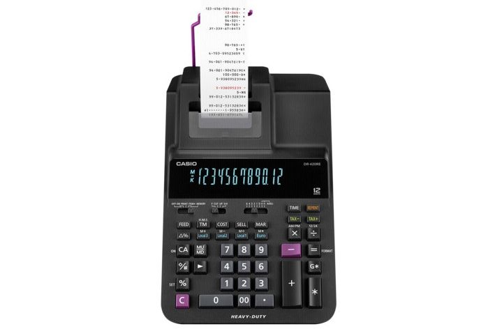 Kalkulačka CASIO DR 420 RE (kalkulátor stolní tiskové s páskou DR- 420RE /420-RE) | REMA UH s.r.o.
