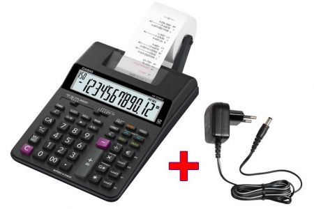 Kalkulačka stolní CASIO HR 150 RCE+ ADAPTÉR (kalkulátor stolní tiskové s páskou HR-150RCE)