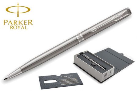 PARKER ROYAL SONNET Stainless Steel CT kuličková tužka Slim KT (kuličkové pero)