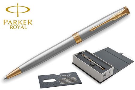 PARKER ROYAL SONNET Stainless Steel GT kuličková tužka KT (kuličkové pero)