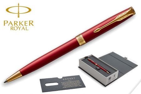 PARKER ROYAL SONNET Red GT kuličková tužka KT (kuličkové pero)