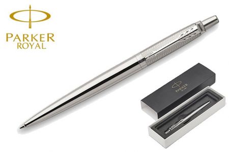 PARKER ROYAL Jotter Premium Stainless Steel Diagonal CT kuličková tužka KT (kuličkové pero