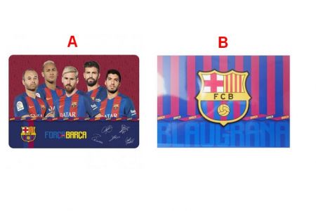 Prostírání na stůl FC Barcelona 3 druhy