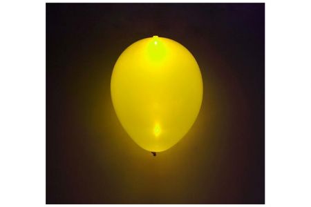 Balonky LED 4ks žlutý