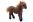 Plyšový kůň hnědý 29cm