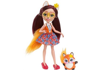 MATTEL Enchantimals Felicity Fox panenka se zvířátkem