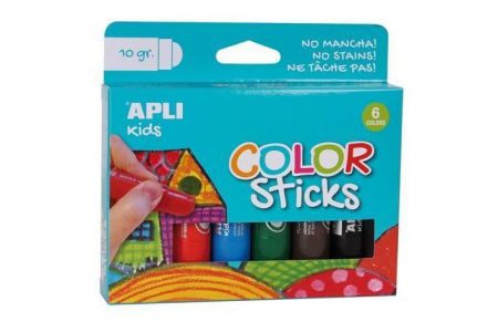 Temperové tyčinky &quot;KidsL 6 různých barev APLI