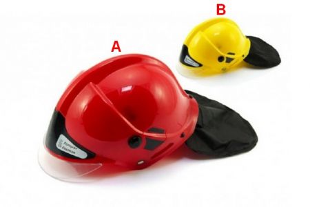 Přilba helma hasiči plast 27x16cm 2 druhy