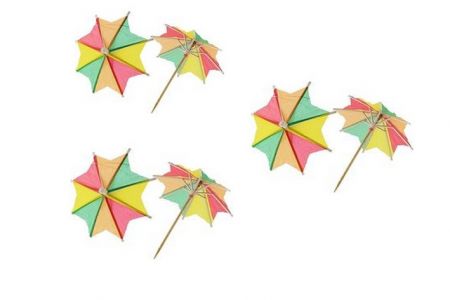 Papírové deštníčky 10cm 10ks