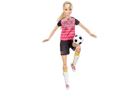 BARBIE Sportovkyně fotbalistka blondýnka