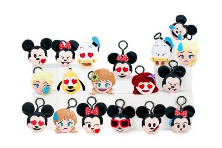 Disney emoji přívěšek na klíče plyšový 7,5cm
