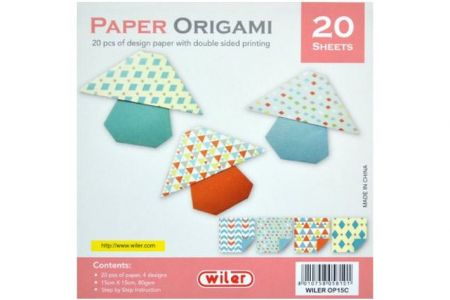 Sada papírů na origami I. 15x15cm OPTYS