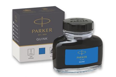 Inkoust lahvičkový Parker ROYAL OMYVATELNÝ modrý (do plnicích-plnících per PARKER)