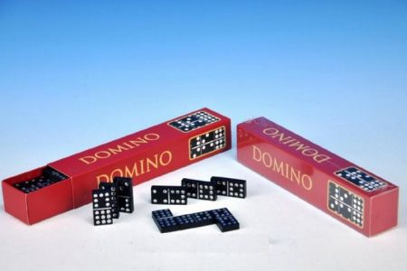 Domino společenská hra dřevo 55ks