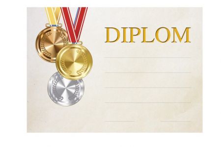 Diplom A5 - Medaile / BD060 / Baloušek tisk