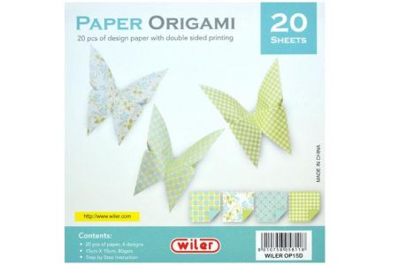 Sada papírů na origami IV. 15x15cm OPTYS 