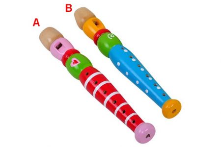 Dřevěná flétna 2 druhy