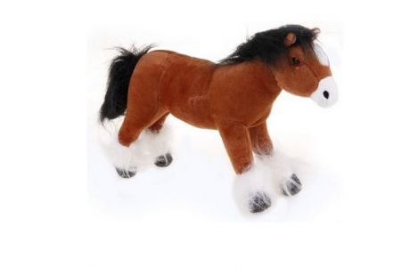 Plyšový Kůň hnědý 25 cm
