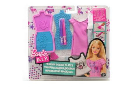 Barbie D.I.Y módní návrhářské šablony