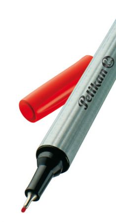 Fineliner 96 Pelikan 0,4mm červený (Herlitz)