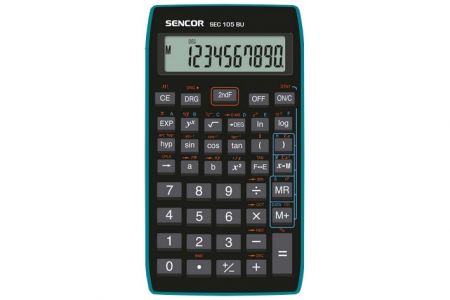 Kalkulačka vědecká SENCOR SEC 105 BU (kalkulátor vědecký školní SEC-105BU / SEC-105-BU)