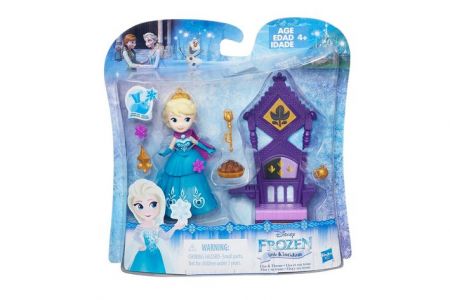 HASBRO Frozen panenka Little Kingdom Elsa &amp; Throne Ledové království