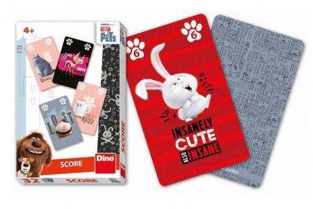 DINO Karty Score Tajný život mazlíčků